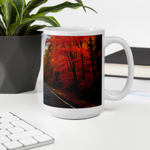 White glossy mug - From Sea To Shining Art