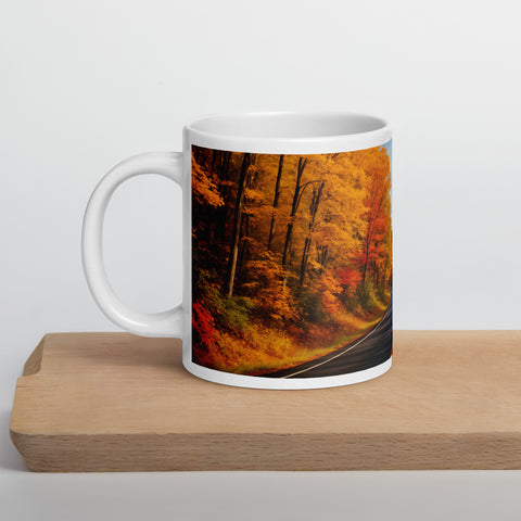 White glossy mug - From Sea To Shining Art