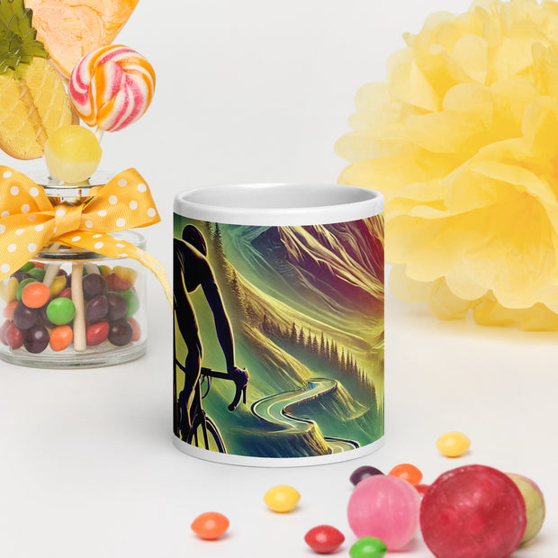 White glossy mug - From Sea To Shining Art