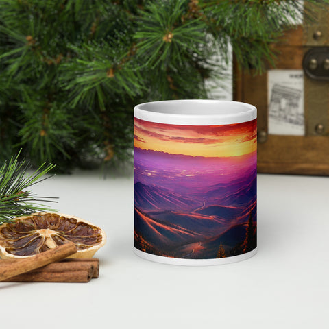 White glossy mug - From Sea To Shining Art