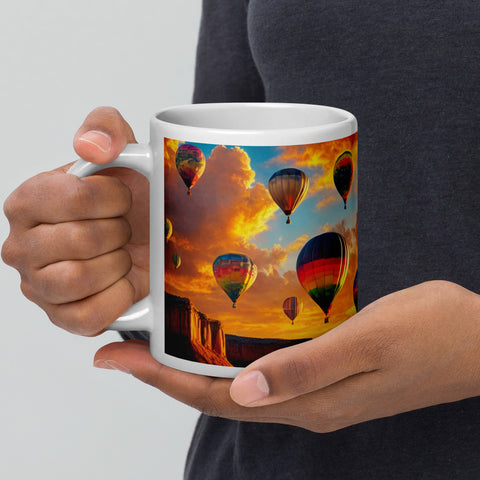 White glossy mug - From Sea To Shining Art