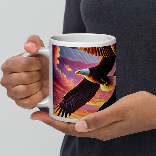 White glossy mug - From Sea To Shining Art