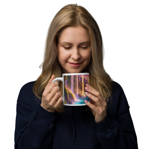 White glossy mug - From Sea To Shining Art