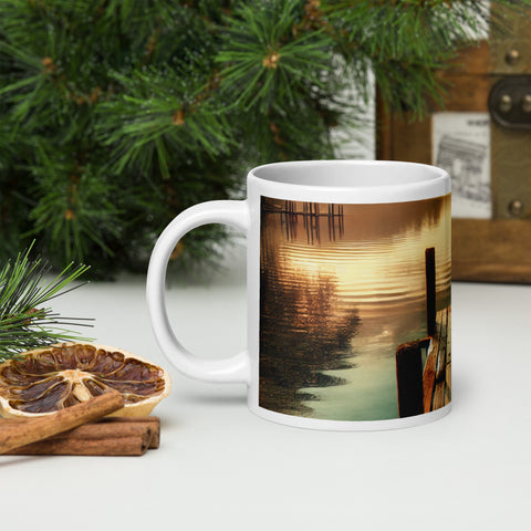 White glossy mug - From Sea To Shining Art