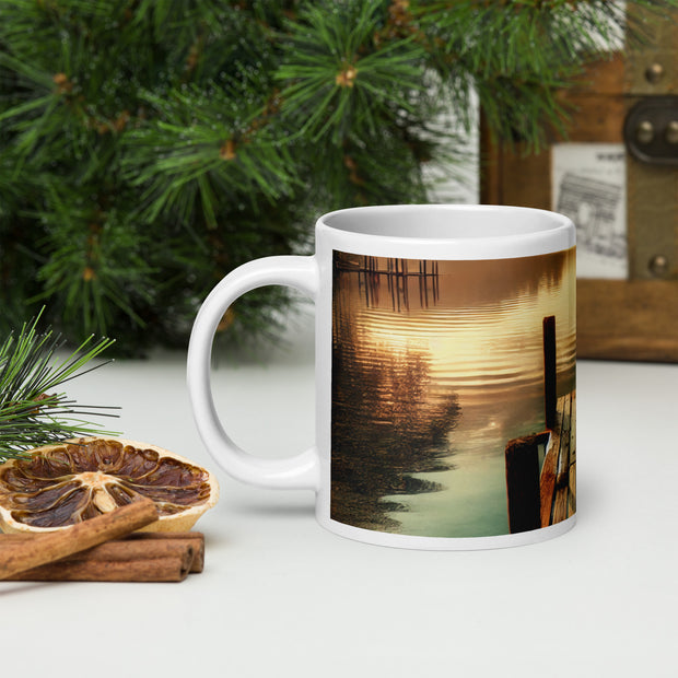 White glossy mug - From Sea To Shining Art