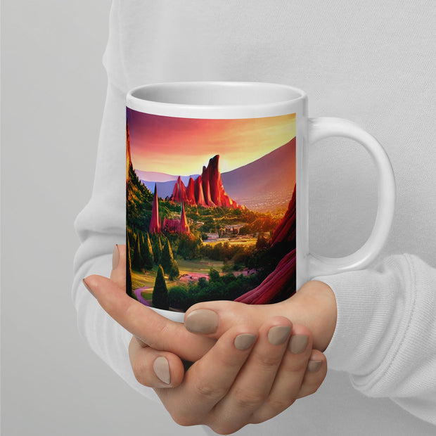 White glossy mug - From Sea To Shining Art