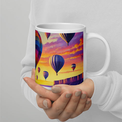 White glossy mug - From Sea To Shining Art