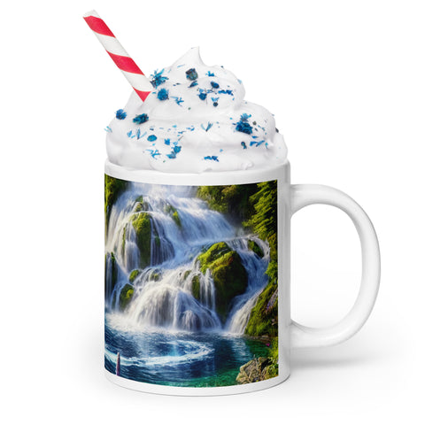 White glossy mug - From Sea To Shining Art