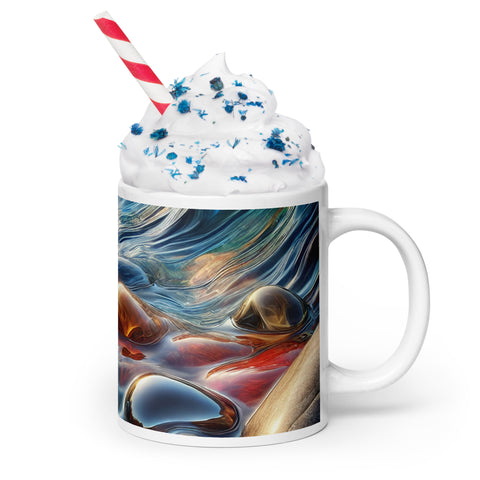 White glossy mug - From Sea To Shining Art