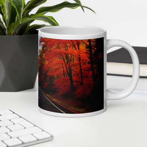White glossy mug - From Sea To Shining Art